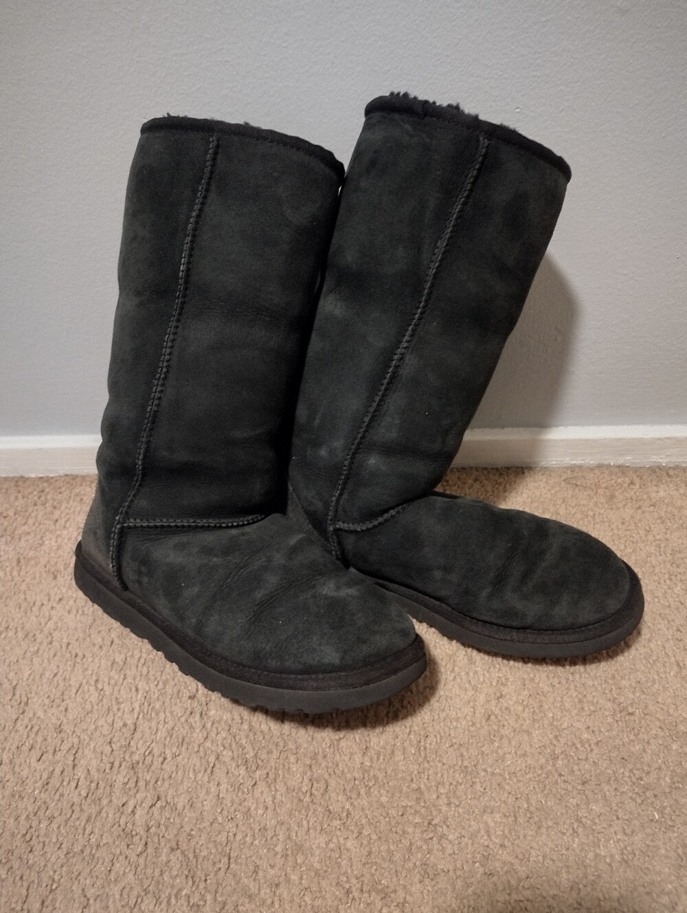 UGG Classic Tall Shearling Boots - Black